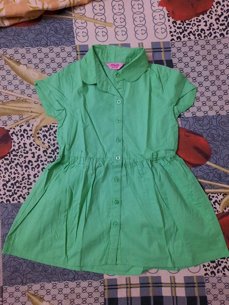 Green Kids Frock