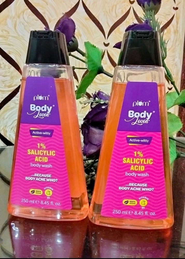 Sealed Plum Body Wash Pack Of 2