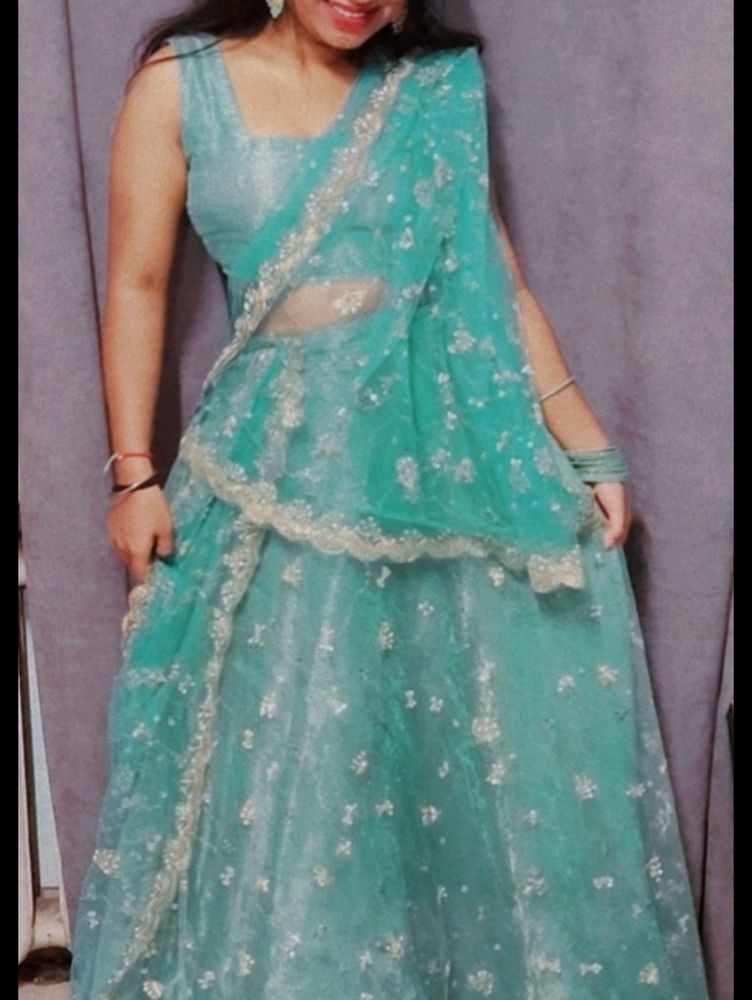 Choli Set , Sea Green Colur .