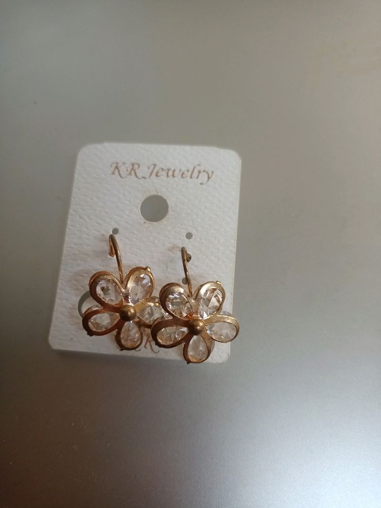 cute Korean Flower Earings