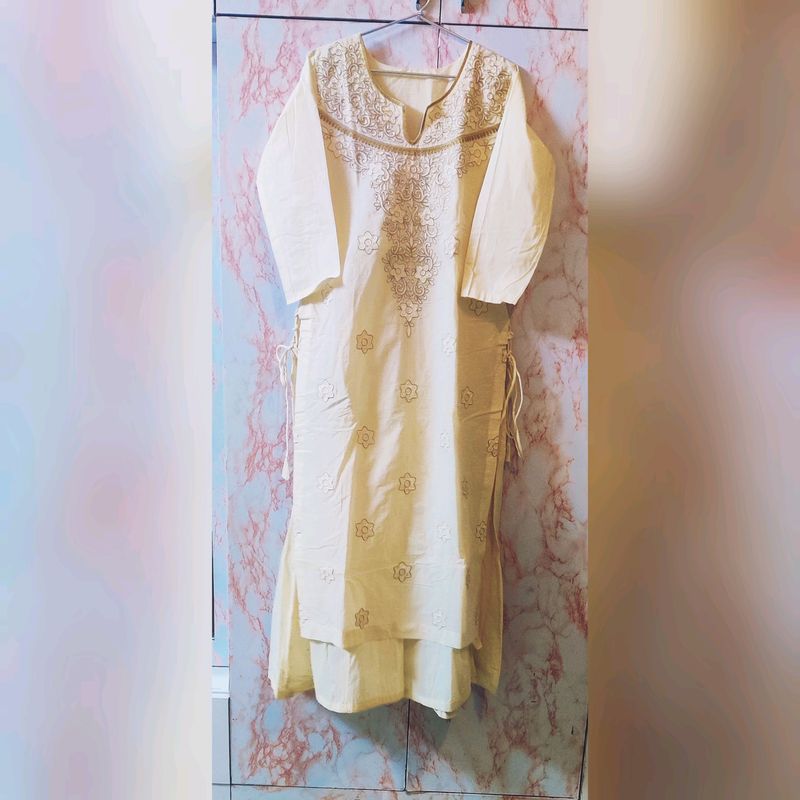 Kurta Floor Length With Embroidery