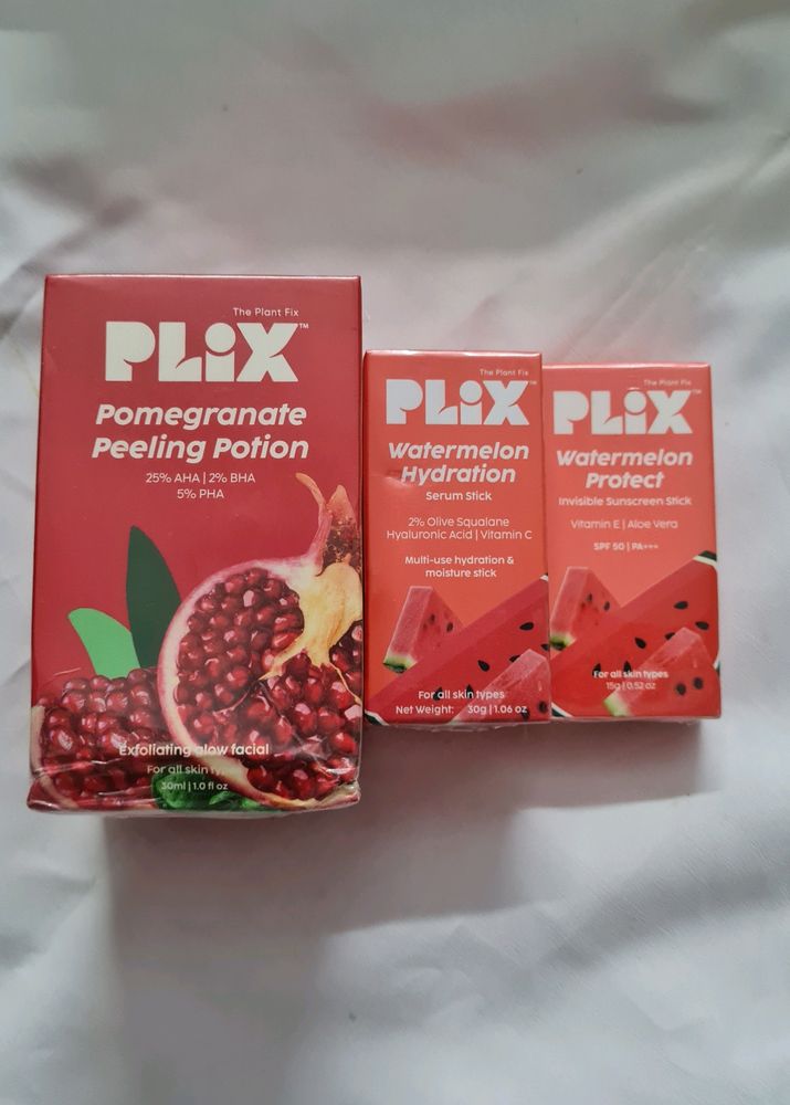 Plix Watermelon Seum And Sunscreen Stick