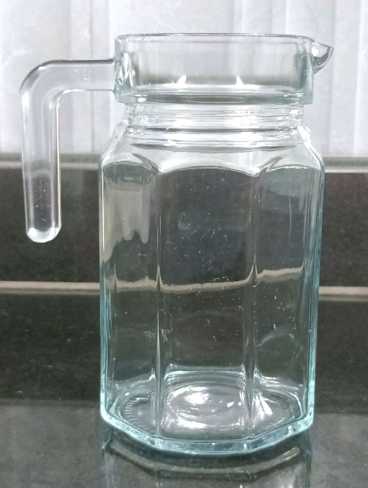 Glass Jug With.75 Liter Capacity