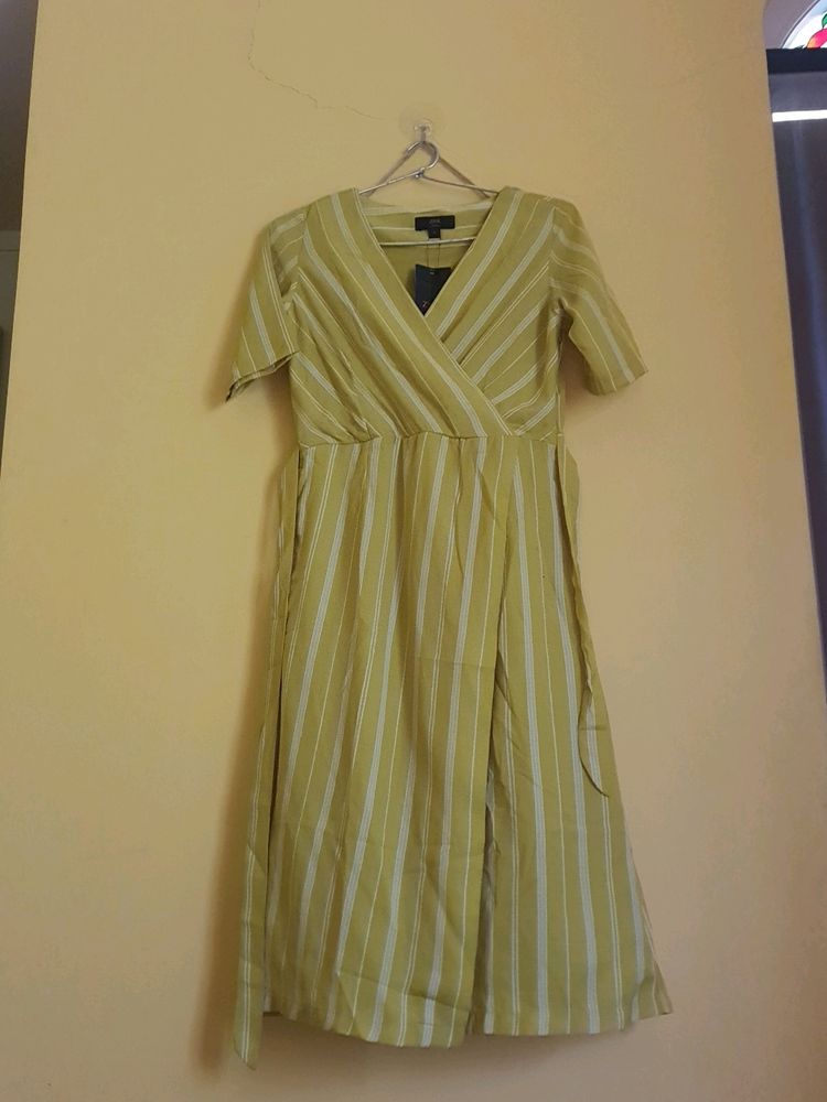 Cotton Blend Pretty Dress With Tag