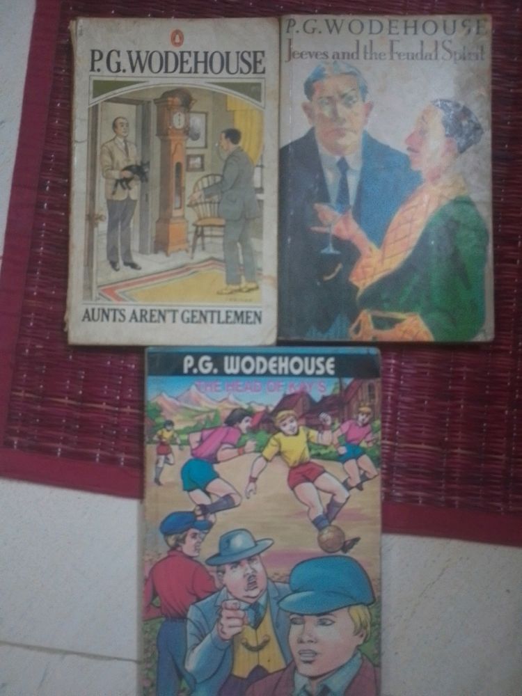 Pg Woodhouse 3 Books