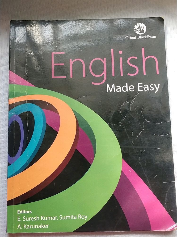 Orient Blackswan Made Easy English Textbook.   Degree 1st Year