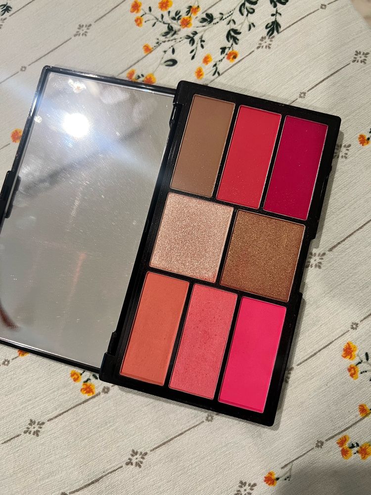 Swiss Beauty Blush N Highlighted Palette