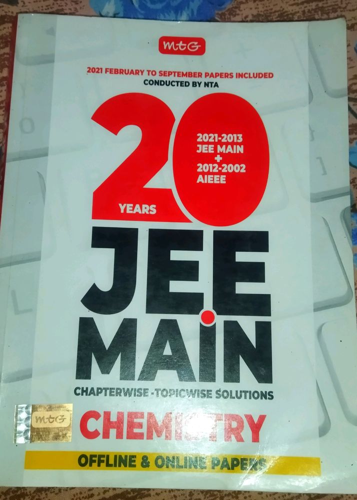 Chemistry mtg Jee Maine 20years