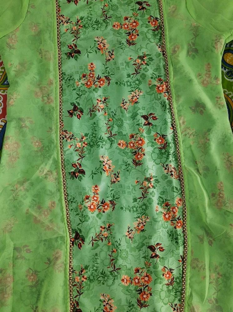 Beautiful Pista Green Colour Kurti Size Xxl