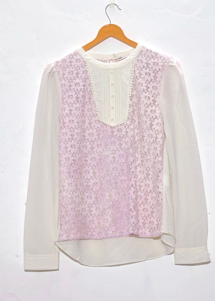 Bead Embillished lace Top