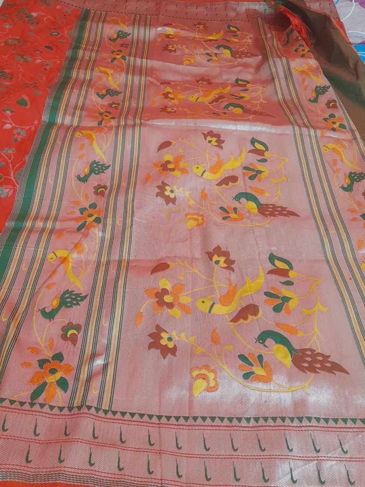 Brand New Paithani Silk Saree