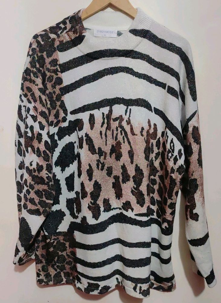 Multi Print Winter Top For Girl Or Women