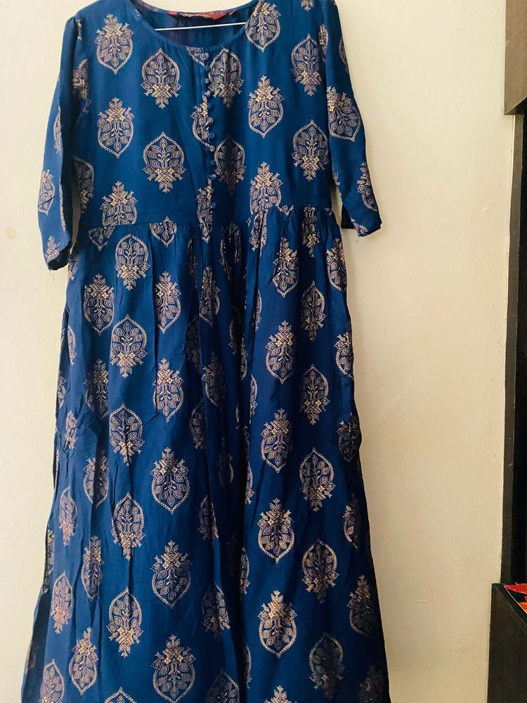 Navy Blue Kurta