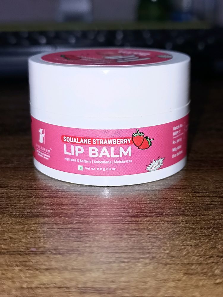 Pilgrim SQUALANE STRAWBERRY Lip Balm