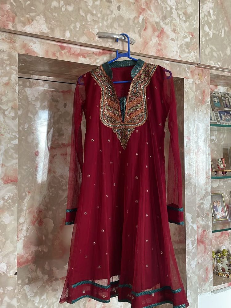 Maroon - Ethnic Kurta