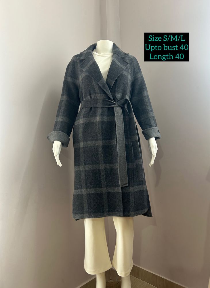 Plaid Premium Quality Overcoat