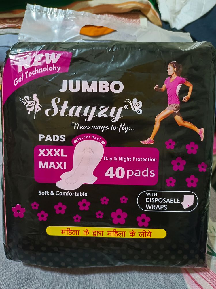 Stayzy Hygiene XXL&XXXL Sanitary Pads Total 80 Pad