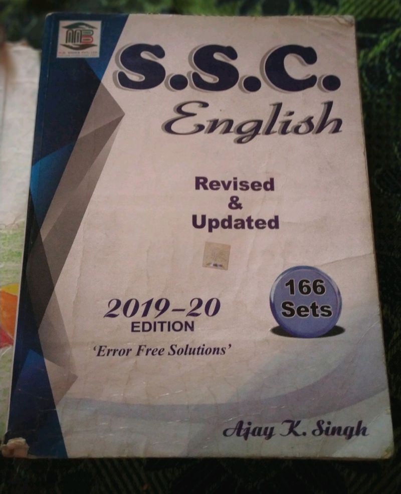 MB PUBLICATION ENGLISH BOOK FOR SSC EXAM