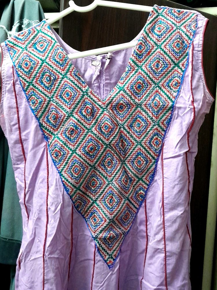 New Condition Kurta Multilavender Color