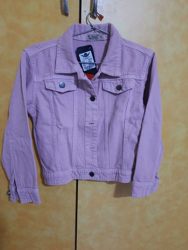 Pink Denim Jacket