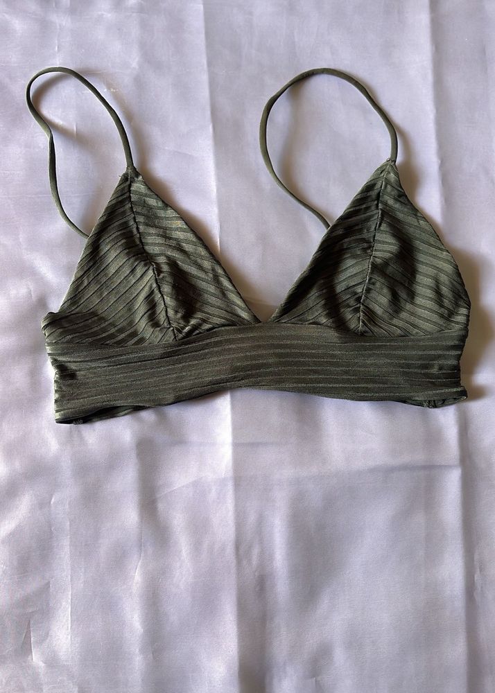 H&M Olive Green Bralette