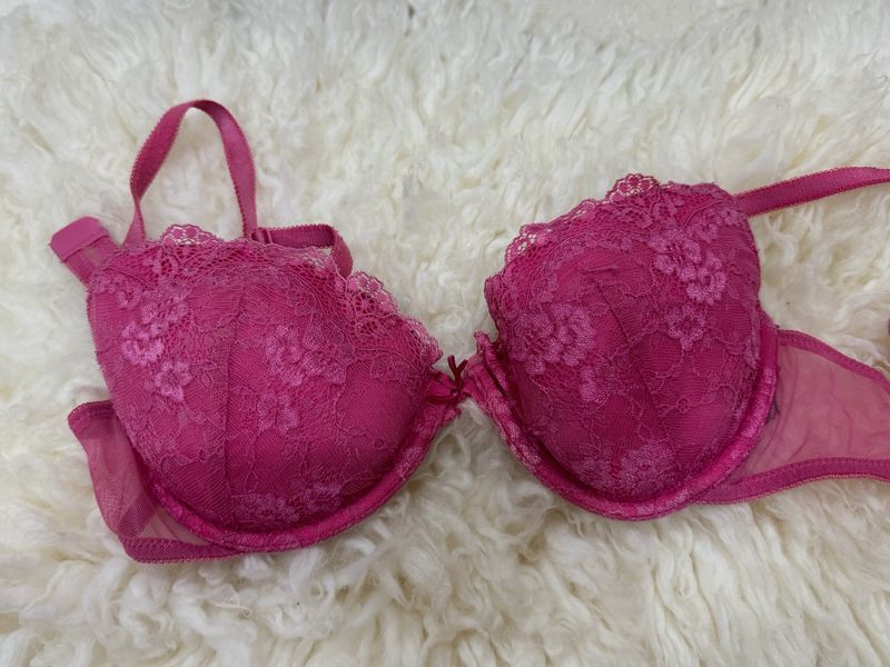 Pink Padded Bra