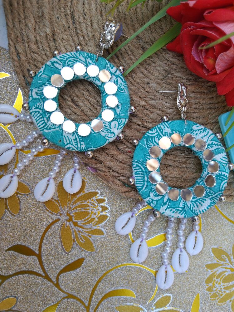 Round Mirror Earring