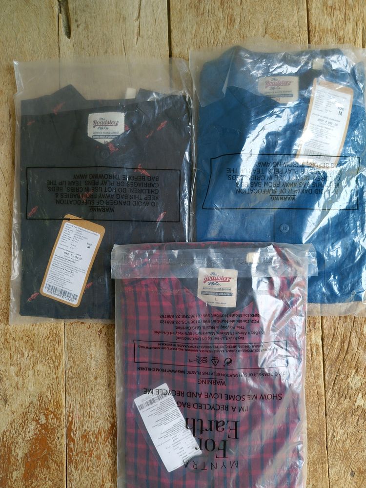 3 Roadstar Shirts With Free Gift