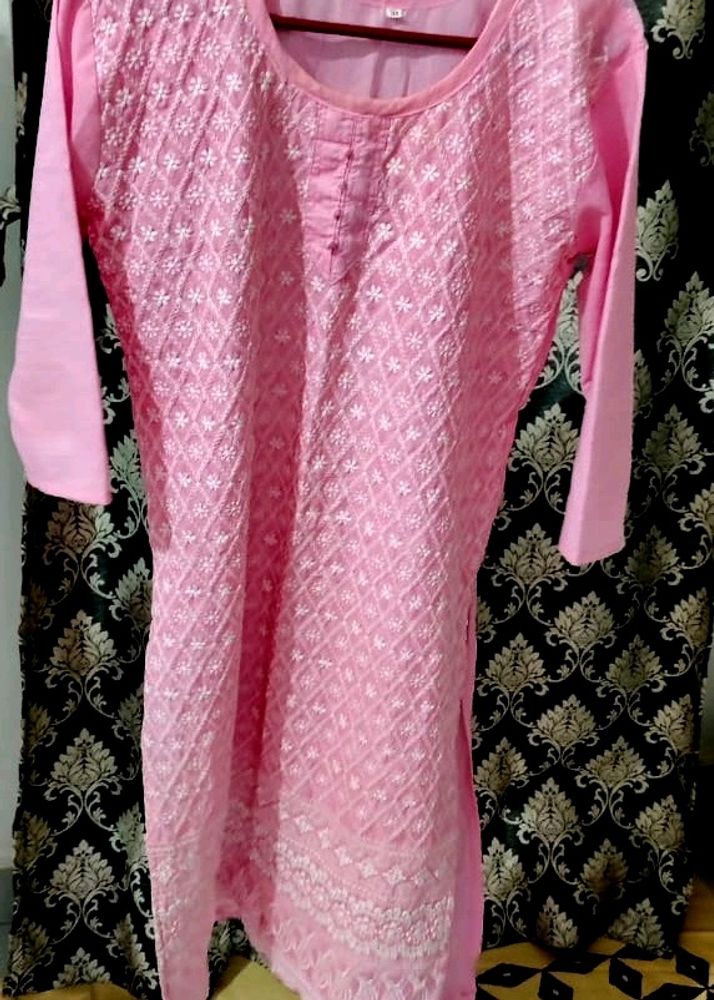 Chikenkari Kurti