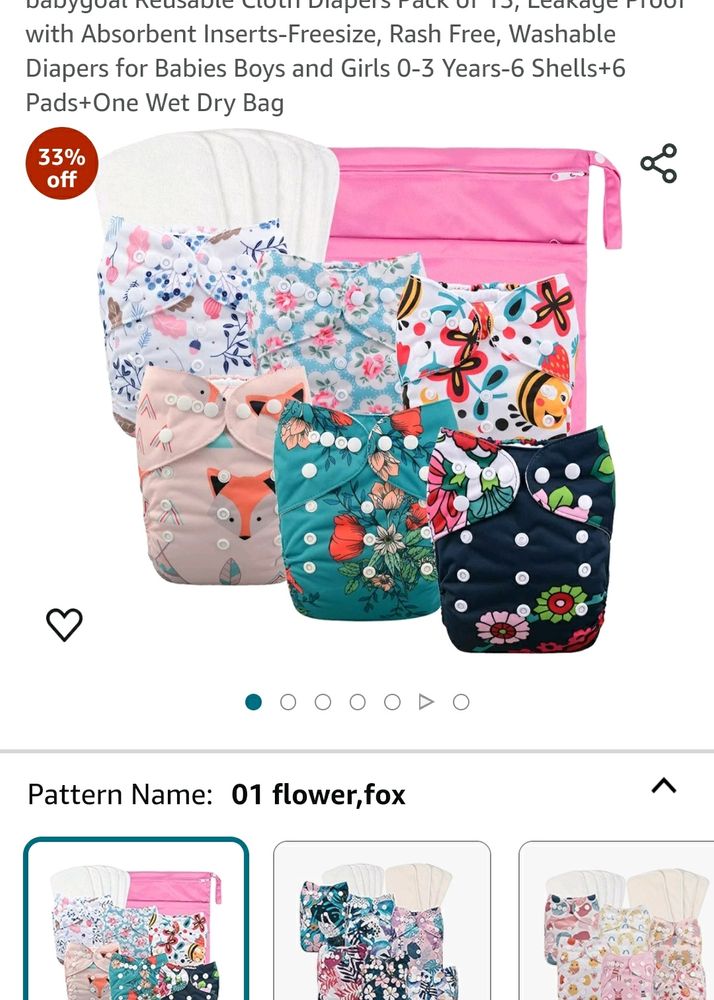 Reusable Baby Diapers