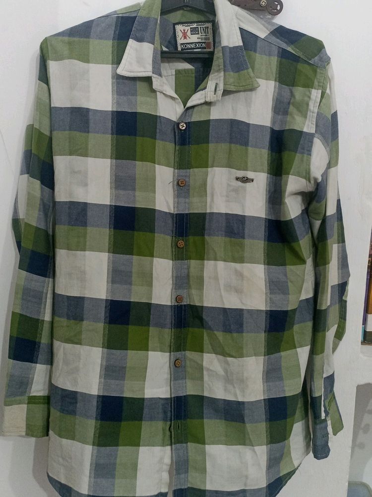 Green Check Shirt