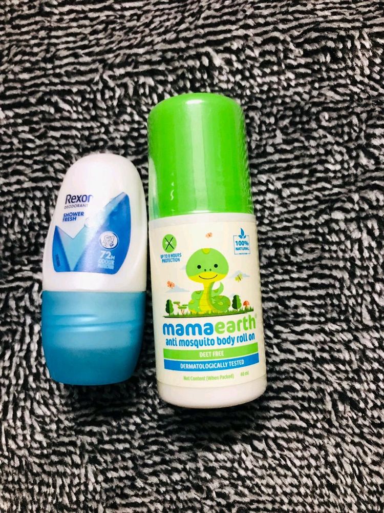 Mamaearth Anti Mosquito & Rexonal Deodrant Roll