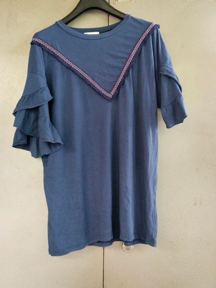 Oversize Navy Blue Tshirt