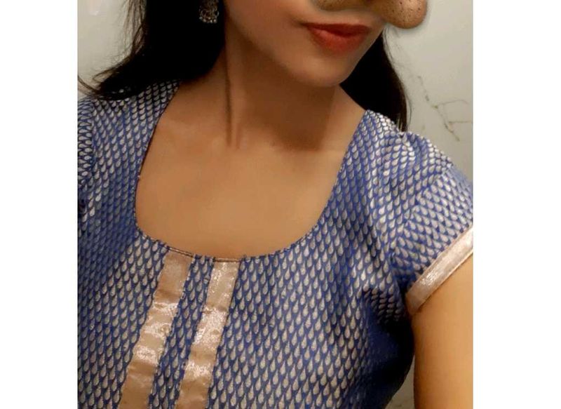 Festive Blue Kurti 💙