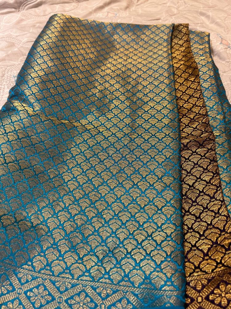 Silk Blue Saree