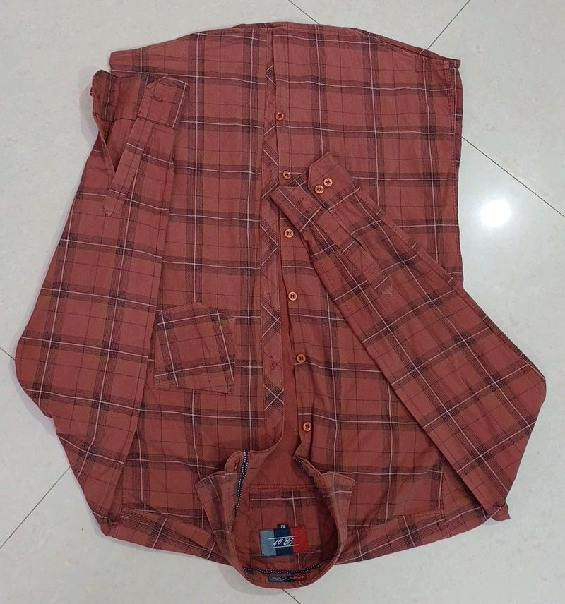 Man Full Sleeve Shirt Size M