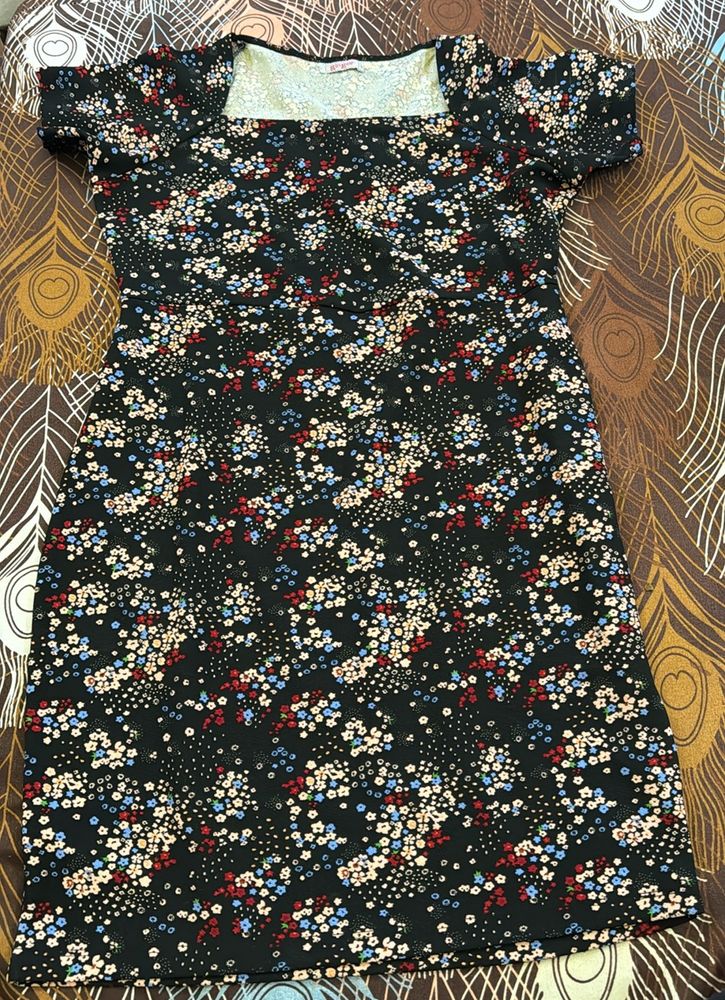 Floral Print Bodycon Dress