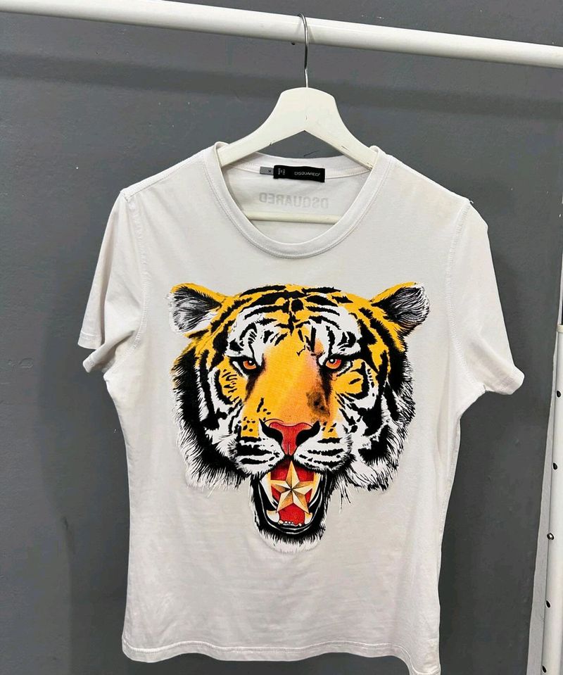 @dsquared2 tiger printed tee