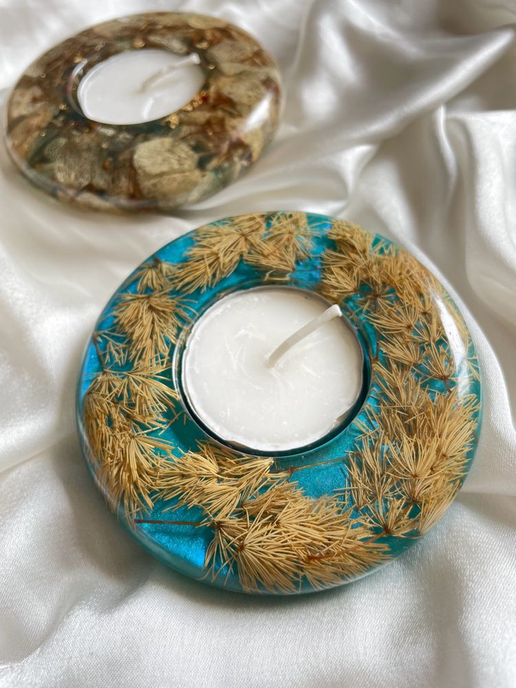 Donut Shape Resin Tealight Holders