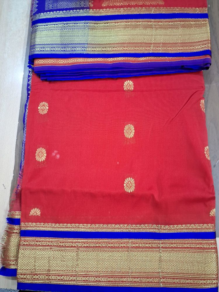 NEW Silk Paithani Saree Red