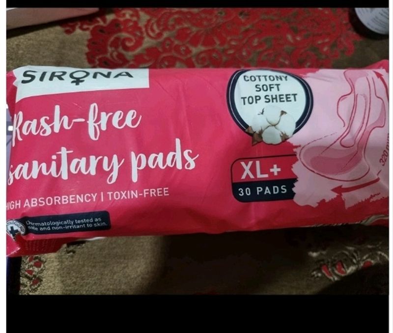 Sirona Rash Free Sanitary Pads, Pack Of 30