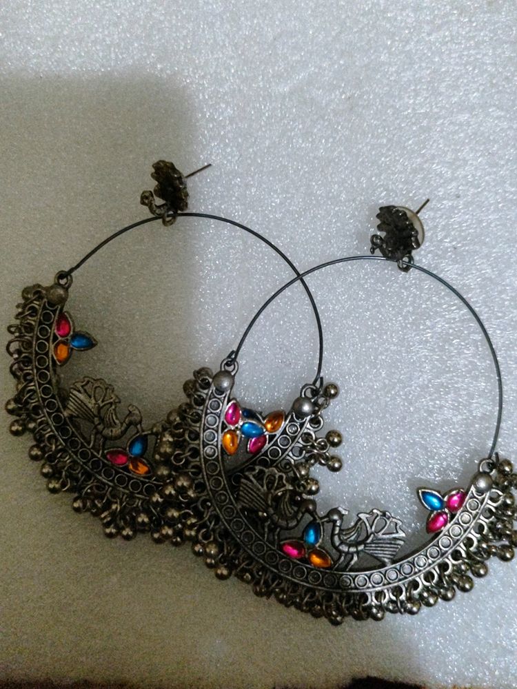 Peacock Ear Rings