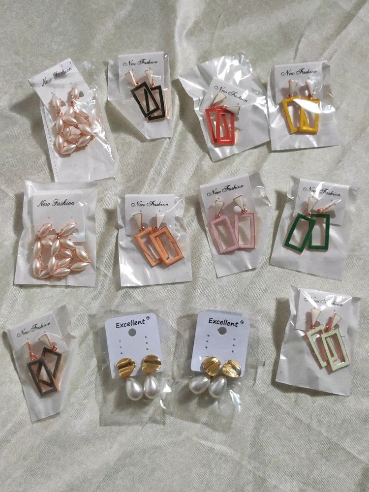 12 Pcs Earrings