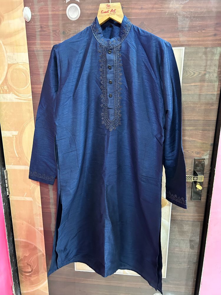 Stylish Navy Blue Kurta For Men’s