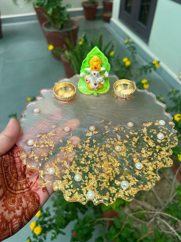 Resin Pooja Thali