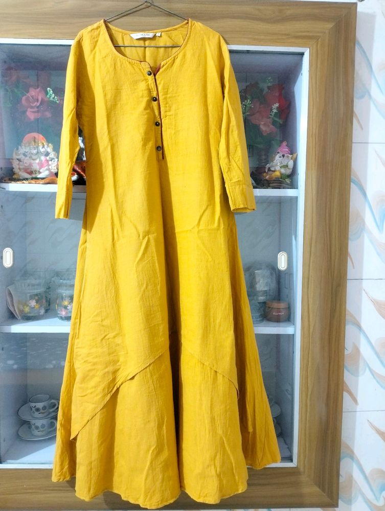 Mustard Yellow Ethnic Kurta