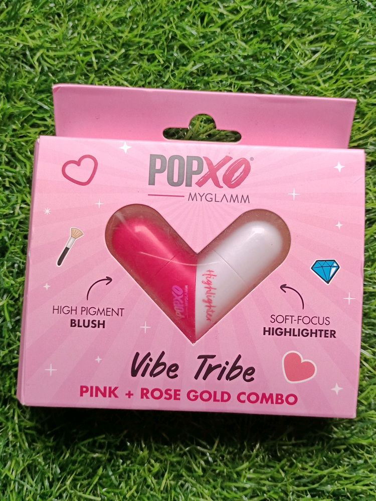 Pop Xo Vibe Tribe- Blush + Hilighter Combo