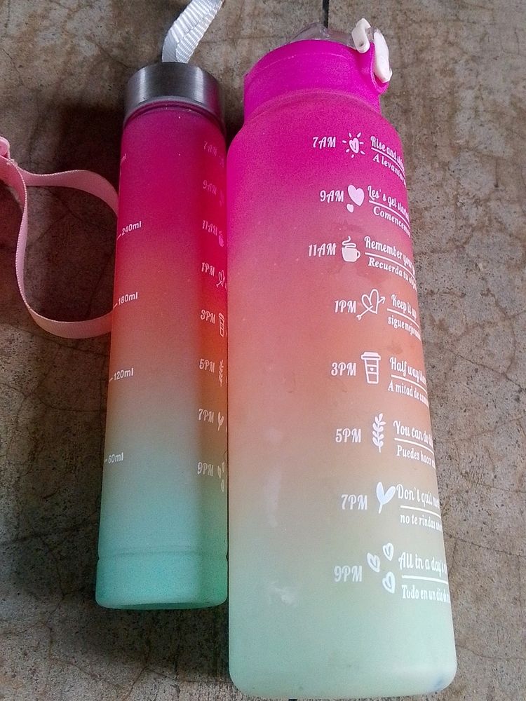 2 Water Bottle With Gift