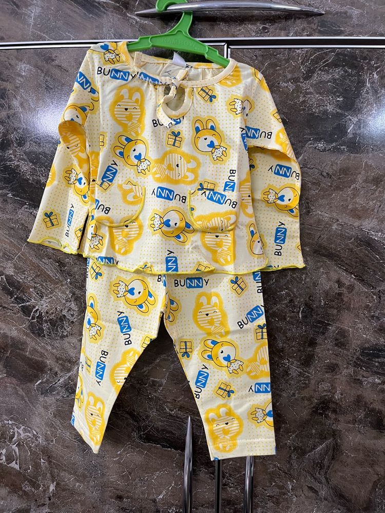 New Born Night Suit Set ( Size -XL) Unisex