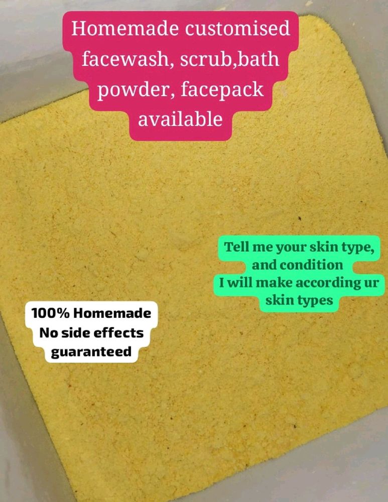 Homemade Facewash Bath Powder Make Ur Skin Glowy❤